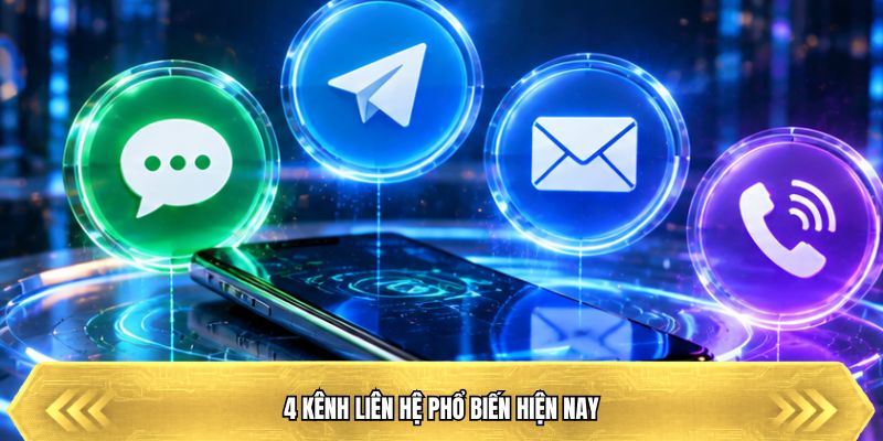 4 kênh liên hệ phổ biến hiện nay