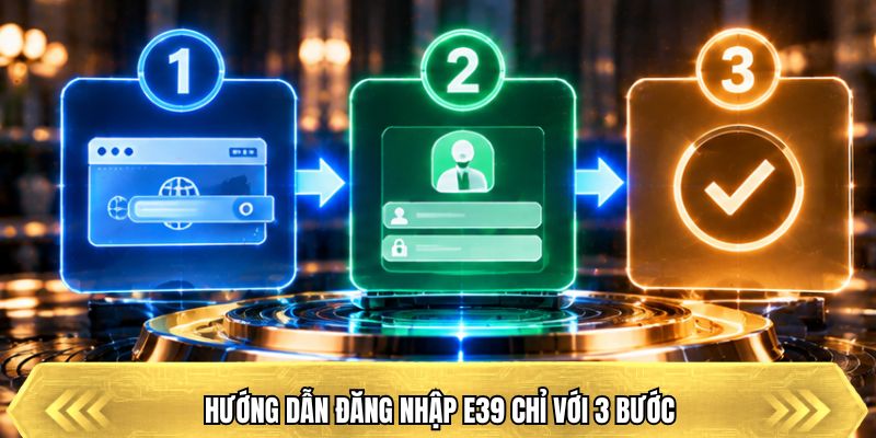 Hướng dẫn đăng nhập E39 chỉ với 3 bước