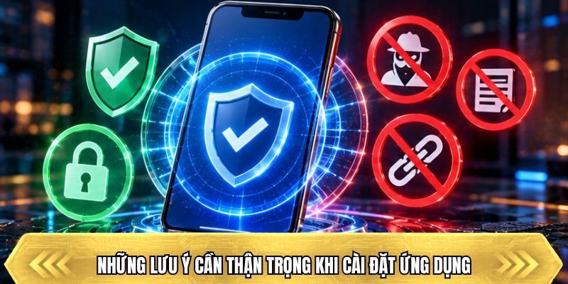Những lưu ý cần thận trọng khi cài đặt ứng dụng