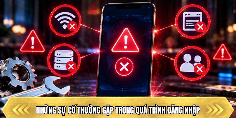 Những sự cố thường gặp trong quá trình đăng nhập