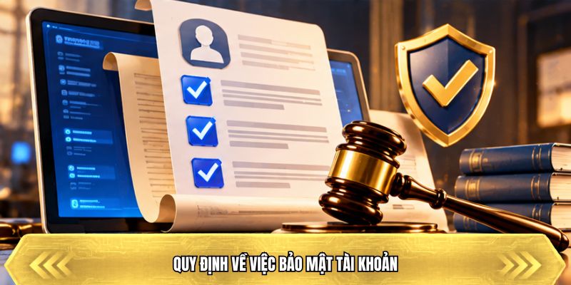 Quy định về việc bảo mật tài khoản