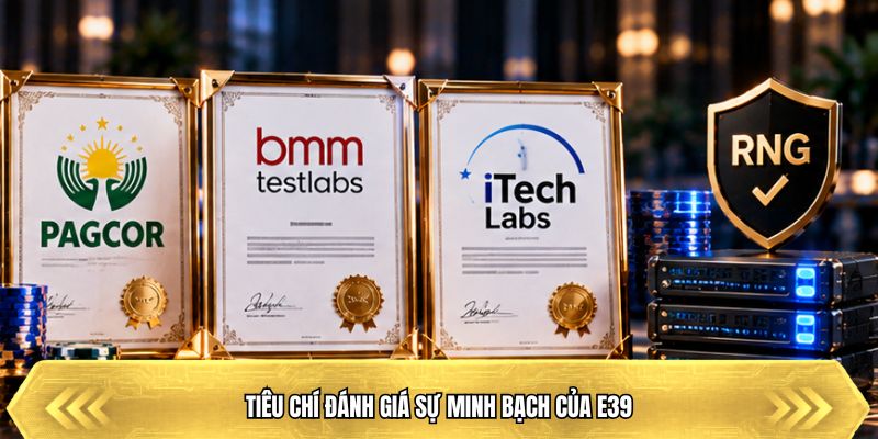 Tiêu chí đánh giá sự minh bạch của E39